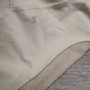 JUNIORS Light Riding Tight Breeches, Pull On *gc/fair, knee hole, undone knee stitching, pilly, rubs, dingy, seam frays