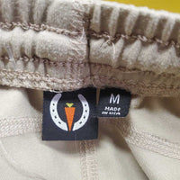 JUNIORS Light Riding Tight Breeches, Pull On *gc/fair, knee hole, undone knee stitching, pilly, rubs, dingy, seam frays