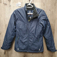 Light Winter Jacket, Fleece Lining, zipper *vgc/xc, clean, mnr hair
