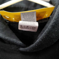 JUNIORS Sweatshirt Hoodie "love" *gc, cracking logo, pilly, rubs, faded