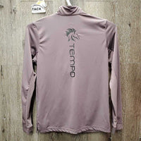 LS Sun Shirt, 1/3 Zip Up, mesh sleeves *vgc, mnr snags
