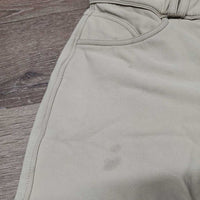 Hvy Euro Seat Breeches *gc/fair, dingy, v.stained/discolored seat & legs, puckers, stains
