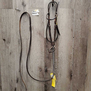 Soft Rolled Leather Arabian Show Halter, Fine Choke Chain, Soft Rolled Leather Lead Shank *vgc, chain