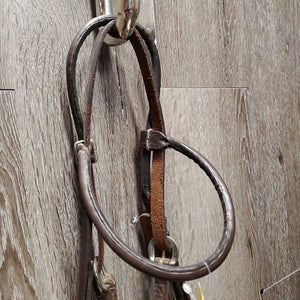 Soft Rolled Leather Arabian Show Halter, Fine Choke Chain, Soft Rolled Leather Lead Shank *vgc, chain