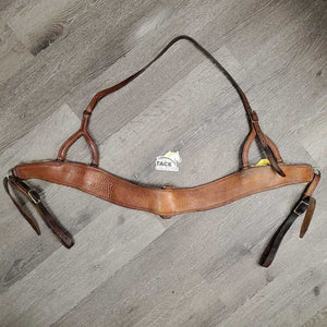 Western Breastcollar, Fleece *fair, older, cracking, clumpy, rusty, dry, stiff, deep ripples, zholes
