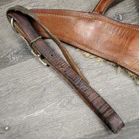 Western Breastcollar, Fleece *fair, older, cracking, clumpy, rusty, dry, stiff, deep ripples, zholes