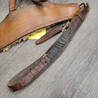Western Breastcollar, Fleece *fair, older, cracking, clumpy, rusty, dry, stiff, deep ripples, zholes
