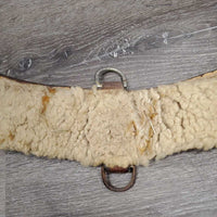 Western Breastcollar, Fleece *fair, older, cracking, clumpy, rusty, dry, stiff, deep ripples, zholes