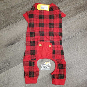 Cotton Dog Pajamas *gc, mnr hair, dirt, faded