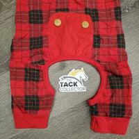 Cotton Dog Pajamas *gc, mnr hair, dirt, faded