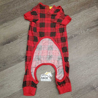 Cotton Dog Pajamas *gc, mnr hair, dirt, faded
