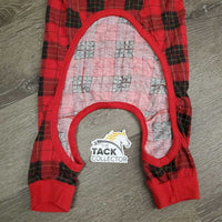 Cotton Dog Pajamas *gc, mnr hair, dirt, faded
