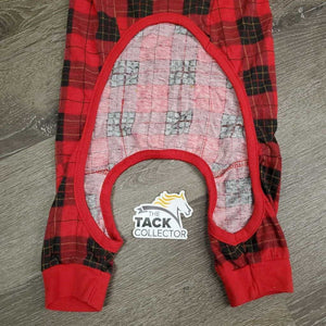 Cotton Dog Pajamas *gc, mnr hair, dirt, faded