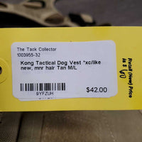 Tactical Dog Vest *xc/like new, mnr hair
