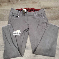 Euro Seat Breeches *fair, older, undone stitching, faded, seat: rubs, pills & stretched, puckered, v.creased waist, shrunk?
