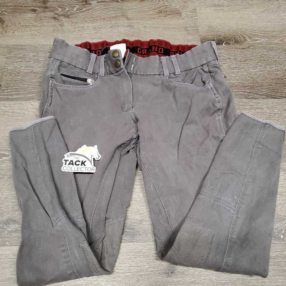Euro Seat Breeches *fair, older, undone stitching, faded, seat: rubs, pills & stretched, puckered, v.creased waist, shrunk?