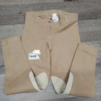 Hvy Cotton Breeches, Pull On *gc, v.hairy, seat rubs & pills, older