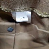 Hvy Cotton Breeches, Pull On *gc, v.hairy, seat rubs & pills, older
