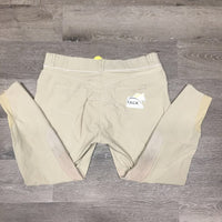 Euro Seat Breeches *gc, seam puckers, discolored/stained seat & legs, mnr snags, rubs & pills