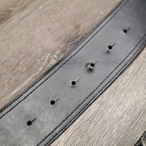 Wide Snakeskin Print Leather Belt, Spur Buckle *vgc, clean, mnr bends, rubs, scratches & scuffs