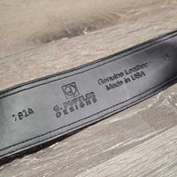 Wide Snakeskin Print Leather Belt, Spur Buckle *vgc, clean, mnr bends, rubs, scratches & scuffs
