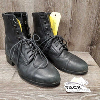 Lace Up Paddock Boots *vgc, mnr dirt, heel/toe scuffs, sm creases
