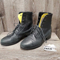 Lace Up Paddock Boots *vgc, mnr dirt, heel/toe scuffs, sm creases
