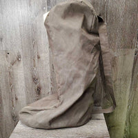 Patent Dress Boots, Brown Boot Bag *gc, older, rubs, peeled, creases, Zips: gunky & threads