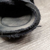 Pr Closed Front Boots, velcro *fair, faded, snags, hairy velcro, mnr dirt, edges: frayed & holey
