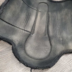 Pr Closed Front Boots, velcro *fair, faded, snags, hairy velcro, mnr dirt, edges: frayed & holey