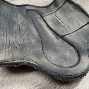 Pr Closed Front Boots, velcro *fair, faded, snags, hairy velcro, mnr dirt, edges: frayed & holey