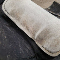 Closed Front & Hind Boots, velcro *fair, clean, faded, v.pilly, holey lining, loose thread, snags, hairy velcro