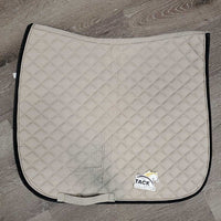 Quilt Dressage Saddle Pad *gc, mnr rubs, stains, threads, mnr hair
