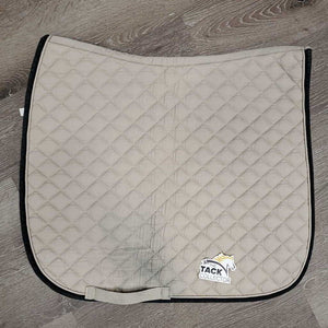 Quilt Dressage Saddle Pad *gc, mnr rubs, stains, threads, mnr hair