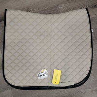 Quilt Dressage Saddle Pad *gc, mnr rubs, stains, threads, mnr hair
