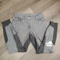 Full Seat Riding Breeches *vgc, mnr threads & faded/dirty edges, older?