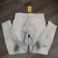 Full Seat Riding Breeches *gc, stained, pills, rubs, older