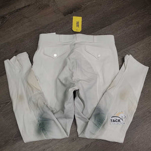 Full Seat Riding Breeches *gc, stained, pills, rubs, older