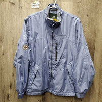 Rain Jacket, zipper, mesh lining "Equi-Products"| *vgc, older, clean, puckers, clumpy fleece
