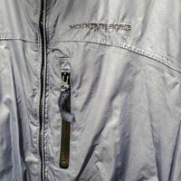 Rain Jacket, zipper, mesh lining "Equi-Products"| *vgc, older, clean, puckers, clumpy fleece
