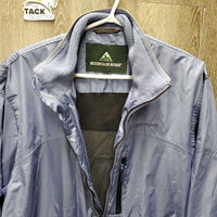 Rain Jacket, zipper, mesh lining "Equi-Products"| *vgc, older, clean, puckers, clumpy fleece
