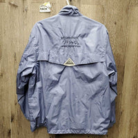 Rain Jacket, zipper, mesh lining "Equi-Products"| *vgc, older, clean, puckers, clumpy fleece
