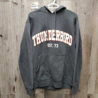 Hvy Sweatshirt Hoodie "TBird" *gc, hairy, pilly
