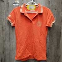 SS Polo Shirt, V Neck "TBird" *vgc, mnr faded, crinkles
