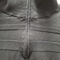 LS Light Sweater, 1/4 Zip Up, Mesh Back *gc/faur, v.pilly, hairy, faded