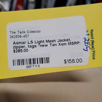 LS Light Mesh Jacket, zipper, tags *new
