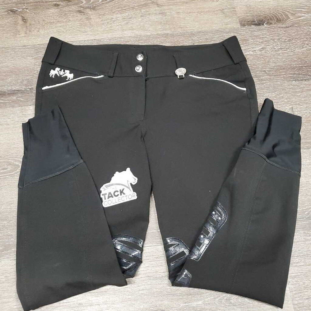 Euro Seat Breeches *vgc/gc, mnr frayed/rubbed piping, seat rubs/pills & stains?spots