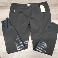 Euro Seat Breeches *vgc/gc, mnr frayed/rubbed piping, seat rubs/pills & stains?spots
