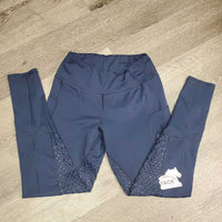 Full Seat Sticky Riding Tight Breeches, Pull On *gc/fair, threads, mnr pills, undone seam stitching, seams & seat: thin & v.rubbed, dry, peeled & missing stickies

