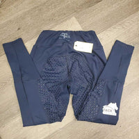 Full Seat Sticky Riding Tight Breeches, Pull On *gc/fair, threads, mnr pills, undone seam stitching, seams & seat: thin & v.rubbed, dry, peeled & missing stickies
